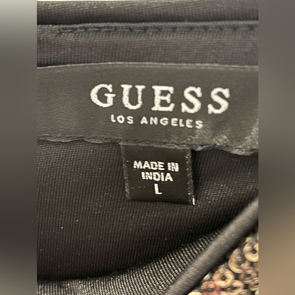 Sold! Guess Topeka Embroidered Sequin Skirt Size Large - Picture 8 of 14